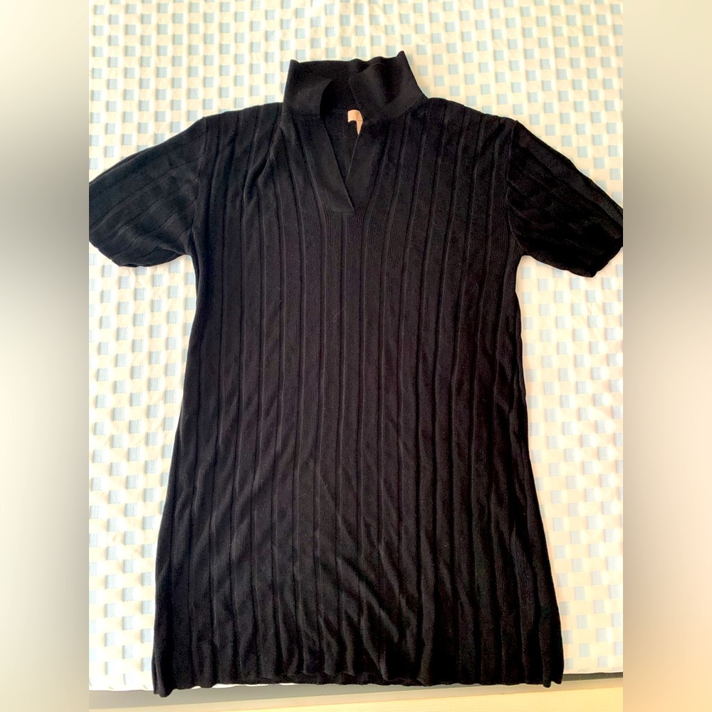 Black polo dress size small